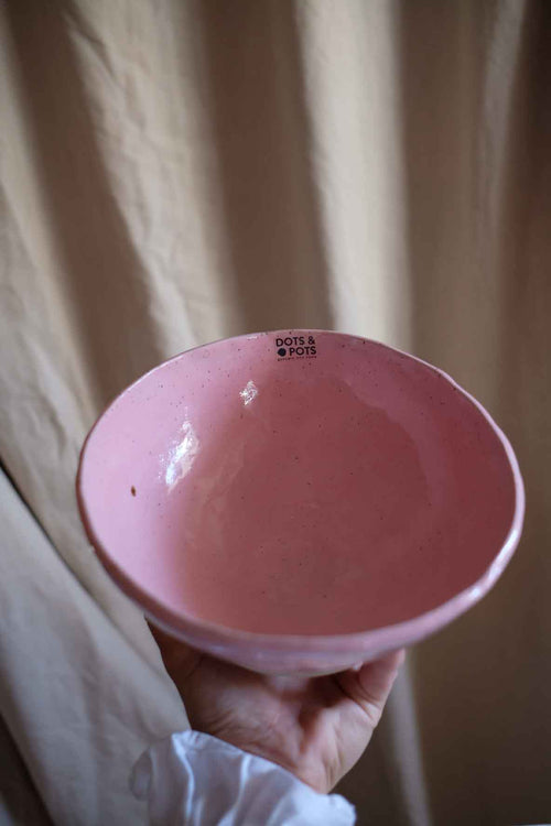 Allt-i-allo skål - Rosa donut