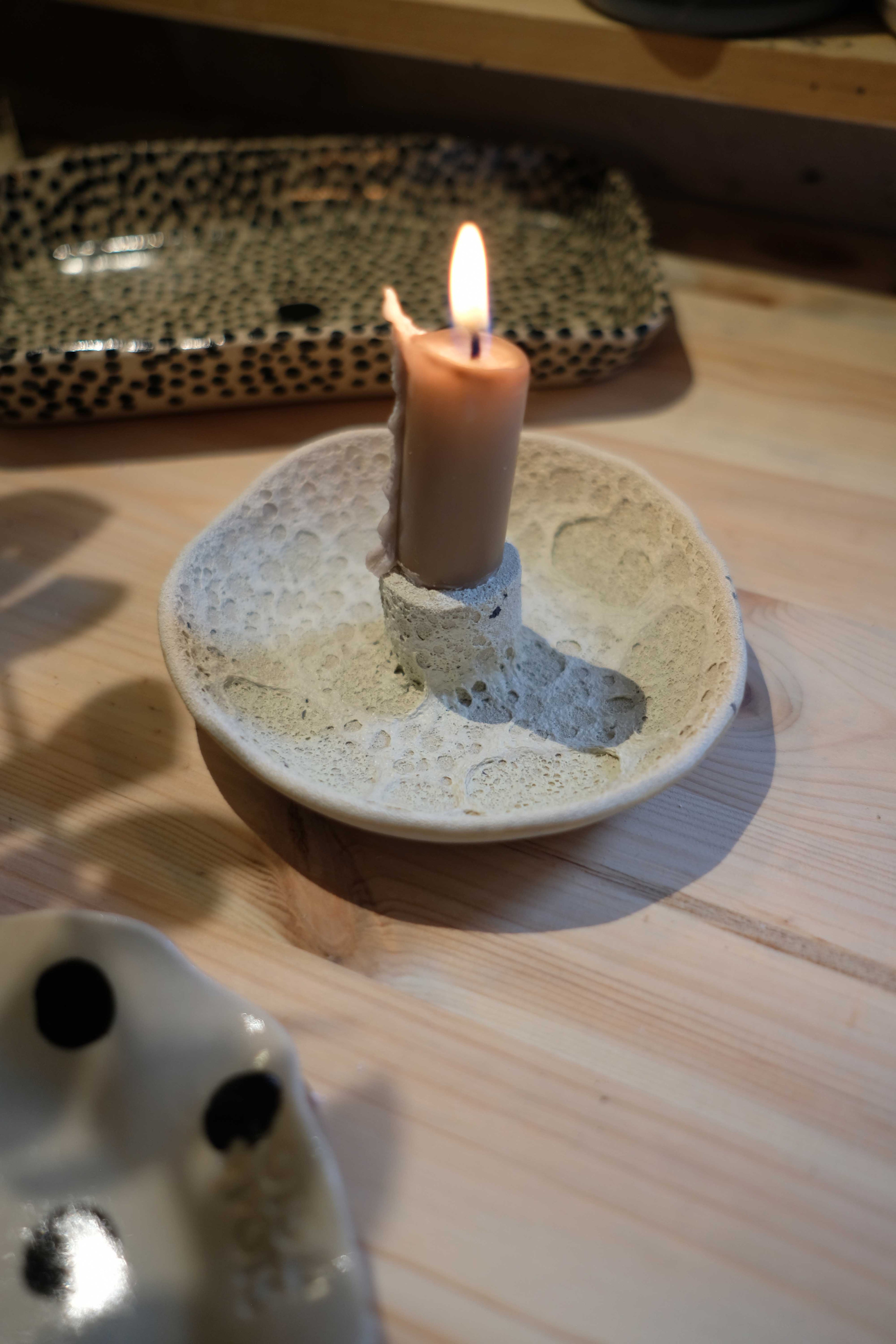 Ljusfat mini - lava