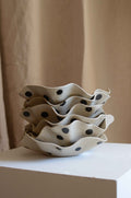 Vågig skål - Polka dot