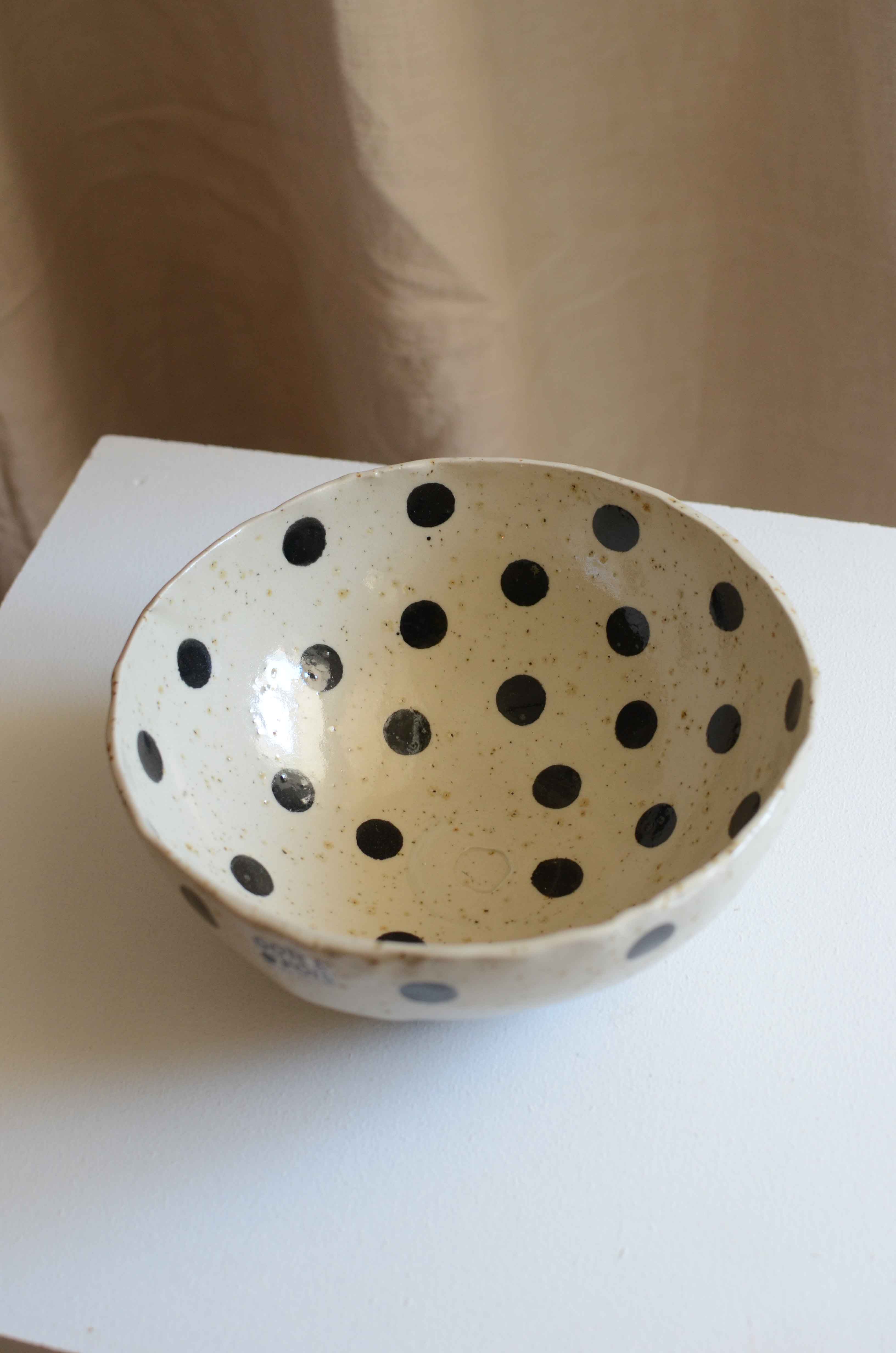 Allt-i-allo skål - Polka dot