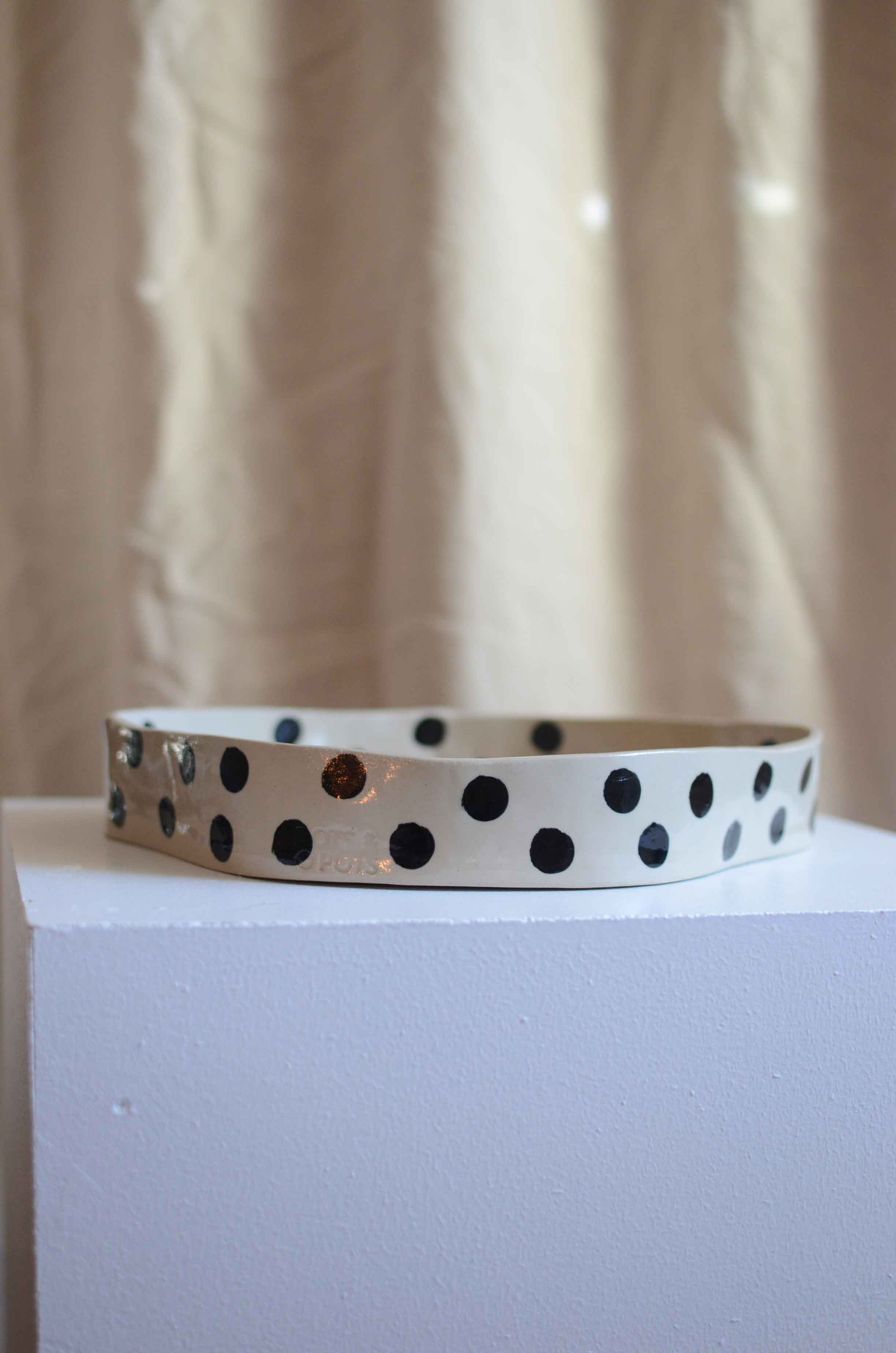 Dot - Upplägningsfat - Polka dot